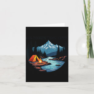 Auf Bergzeit Natur Camping Wandern bedrückt Karte
