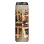 Auf! Blauer Blitz Reiki Thermal Tumbler Thermosbecher (Rückseite)