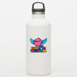 Auf Bloom Hummingbird-Aufkleber gebaut Aufkleber