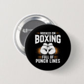 Auf Boxen voller Boxersportarten Button (Vorne & Hinten)
