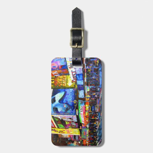 Auf Broadway Gepäckanhänger (Vorderseite vertikal)