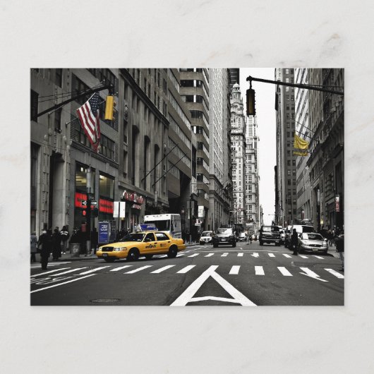 Auf Broadway Postkarte (Vorderseite)