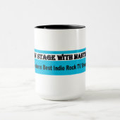 Auf Bühne mit der Mantis-Kaffee-Tasse Tasse (Zentrum)