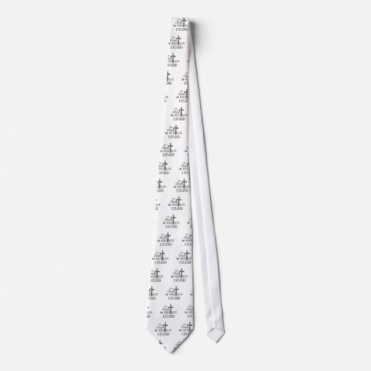 Auf Christus der Felsen, den ICH STEHE Krawatte (Vorderseite)