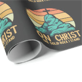 Auf Christus der solide Felsen stehe ich Geschenkpapier (Rolleneckpunkt)