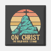 Auf Christus der solide Felsen stehe ich Magnet (Vorne)