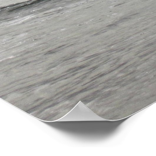 Auf Christus der solide Felsen stehe ich! Poster (Ecke)