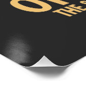 Auf Christus der solide Felsen stehe ich Poster (Ecke)