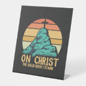 Auf Christus der solide Felsen stehe ich Sockelschild (Vorderseite)