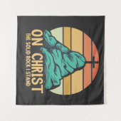 Auf Christus der solide Felsen stehe ich Wandteppich (Vorderseite (Horizontal))