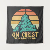 Auf Christus der solide Felsen stehe ich Wandteppich (Vorderseite)