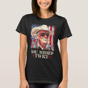 (auf Ck) Du hast zweimal danebengeschossen Western T-Shirt