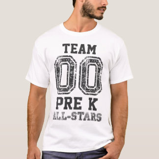 (auf Ck) Vorschulteam Pre-k All-Stars Sport Jers T-Shirt