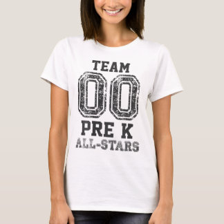 (auf Ck) Vorschulteam Pre-k All-Stars Sport Jers T-Shirt