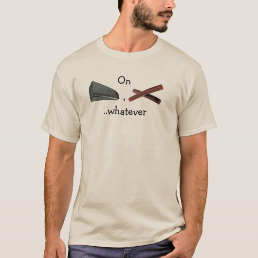 Auf Clave Cowbell, was auch immer T-Shirt (Vorderseite)