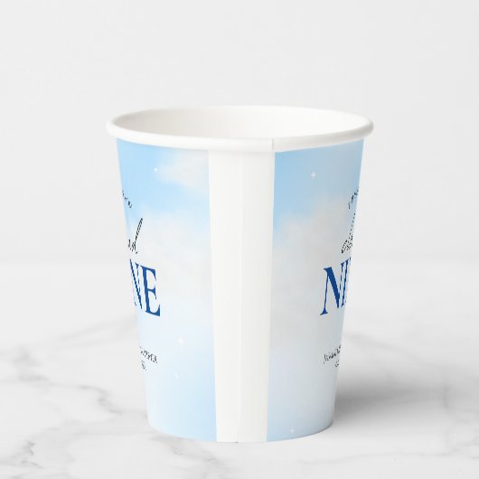 Auf Cloud 9 Brautparty Dreamy Pastel Sky P Pappbecher (Rechts)