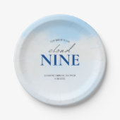 Auf Cloud 9 Brautparty Dreamy Pastel Sky P Pappteller (Vorderseite)