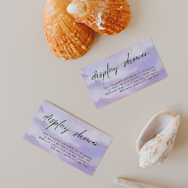 Auf Cloud 9 Display Dusche Begleitkarte