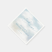 Auf Cloud 9 Dreamy Clouds Brautparty Serviette (Ecke)