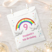 Auf Cloud 9! Rainbow Birthday Geschenktütchen (Ausgeschnitten)