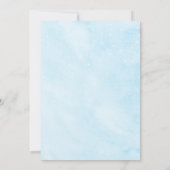 Auf Cloud 9 raten Sie die Dress Brautparty Game Ca Einladung (Rückseite)