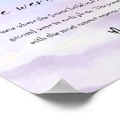 Auf Cloud 9, wo sie Brautparty Game Sign-Zeichen Poster (Ecke)