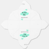 Auf Cloud neun pastellgrünen Wolken Stern Bachelor Geschenkschachtel (Ungefaltet)