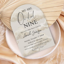 Auf Cloud Nine 9 Beige Watercolor Sky Baby Dusche