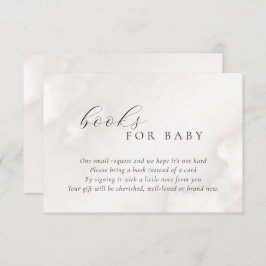 Auf Cloud Nine Baby Showbüchern für Baby Begleitkarte