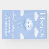 Auf Cloud Nine Baby Showwall Banner/Willkommenszei Banner (Horizontal)
