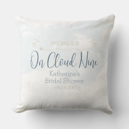 Auf Cloud Nine Chic Elegantes Brautparty Party Kissen