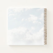 Auf Cloud Nine Elegant Brautparty Gästebuch Notizblock (Rückseite)