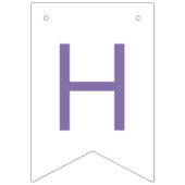 Auf Cloud Nine Happy Birthday Party Deco Wimpelkette (Zweite Fahne)