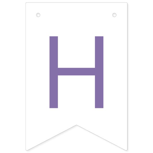 Auf Cloud Nine Happy Birthday Party Deco Wimpelkette (Zweite Fahne)