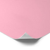 Auf Cloud Nine Modern Pink Baby Dusche Willkommen Poster (Ecke)