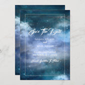 Auf Cloud Nine Wedding Save The Date (Vorne/Hinten)