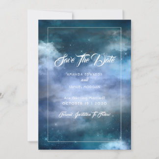 Auf Cloud Nine Wedding Save The Date