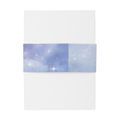 Auf Cloud Wine Brautparty Celestiry Starry Sky Einladungsbanderole (Rückseitenbeispiel)