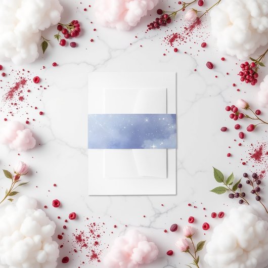 Auf Cloud Wine Brautparty Celestiry Starry Sky Einladungsbanderole