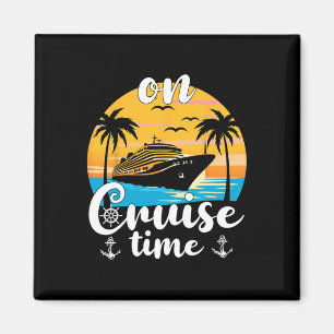 Auf Cruise Time Beach Sommerferien Matching Fami Magnet