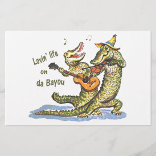 Auf da Bayou Briefpapier