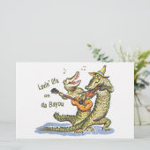 Auf da Bayou Briefpapier (Stehend Vorderseite)