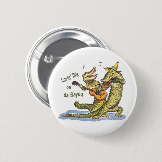 Auf da Bayou Button (Vorne & Hinten)