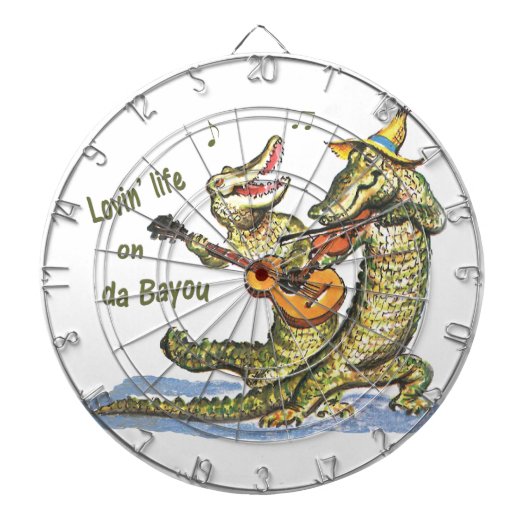 Auf da Bayou Dartscheibe (vorne)