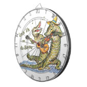 Auf da Bayou Dartscheibe (Vorderseite rechts)