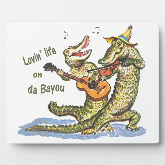 Auf da Bayou Fotoplatte (Vorderseite)