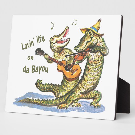 Auf da Bayou Fotoplatte (Seite)