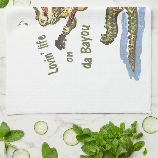 Auf da Bayou Handtuch (Gefaltet)