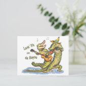 Auf da Bayou Postkarte (Stehend Vorderseite)