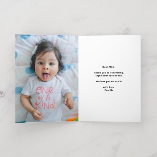 Auf das beste Skript für die Mama | Foto Glücklich (Innen Abgelegt)